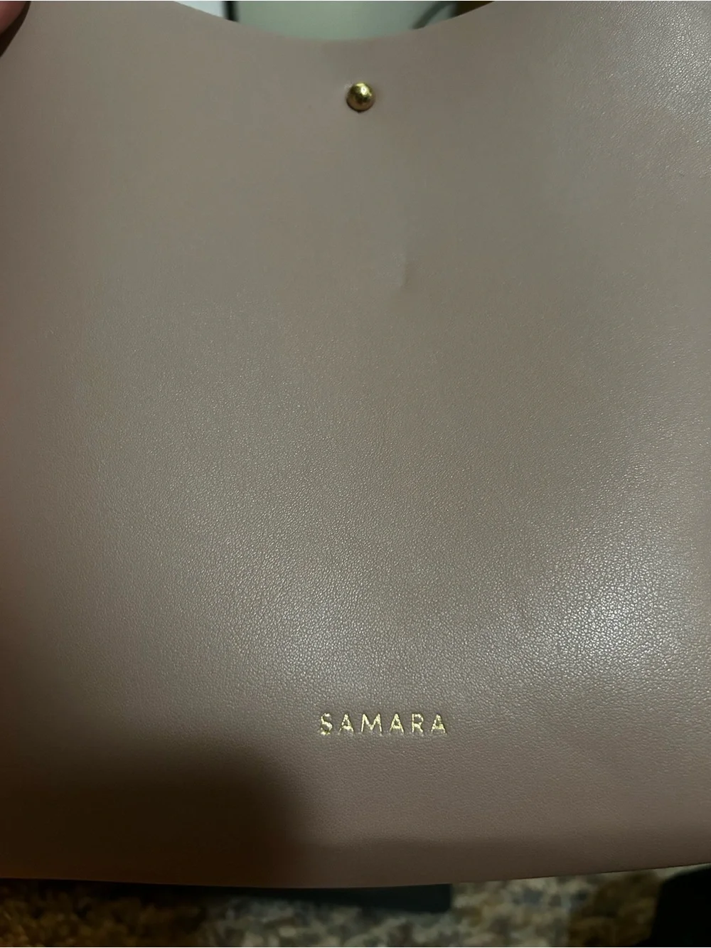Samara Medium Shoulder Bag Peony Vegan Leather, like new